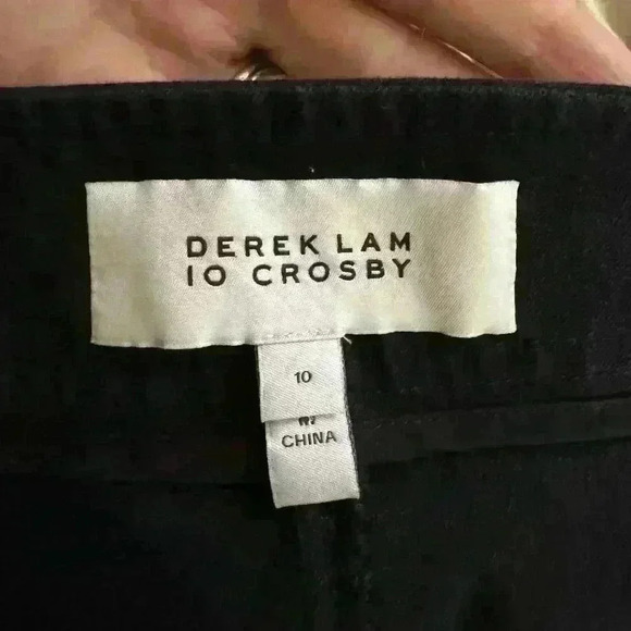 Derek Lam 10 Crosby Side Snap Black Shorts | Size 10 - Picture 4 of 6